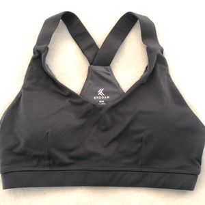 Kyodan Sports Bra size M. Dark Grey.
